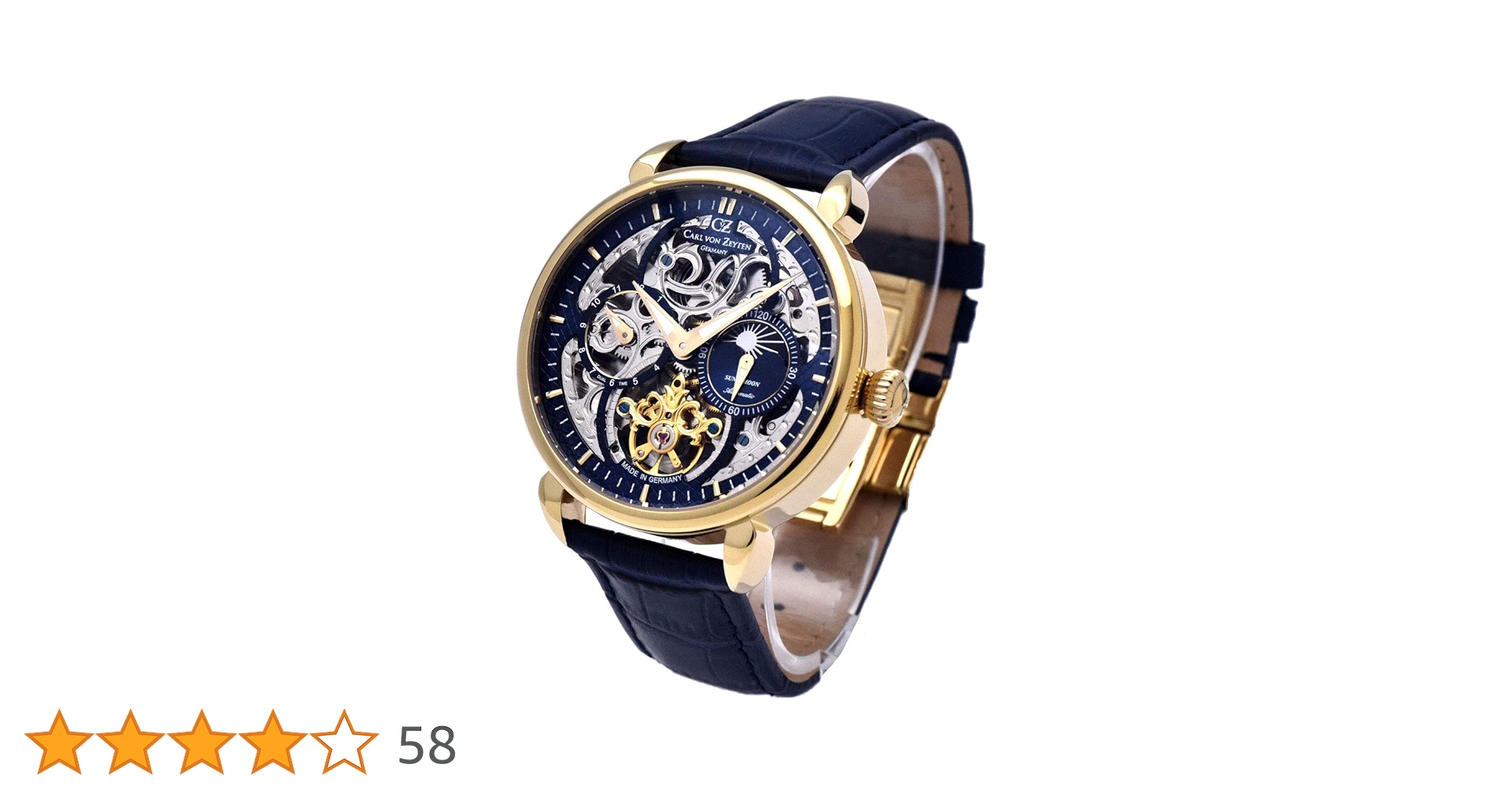 Amazon.co.jp: Carl von Zeyten Men's Automatic Skeleton German